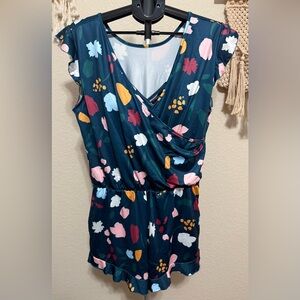 Floral Women's Swim Romper